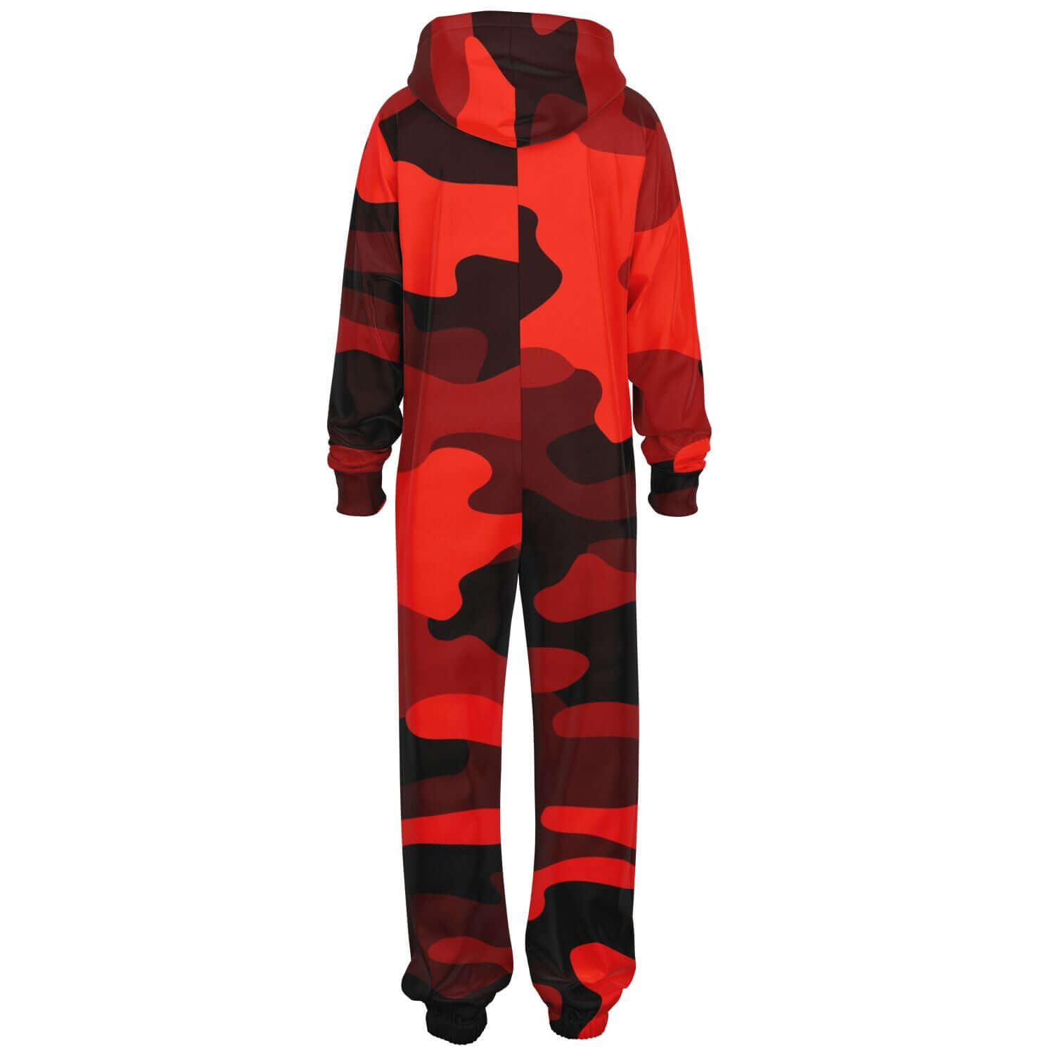 Camo Jumpsuit | Scarlet Red & Black