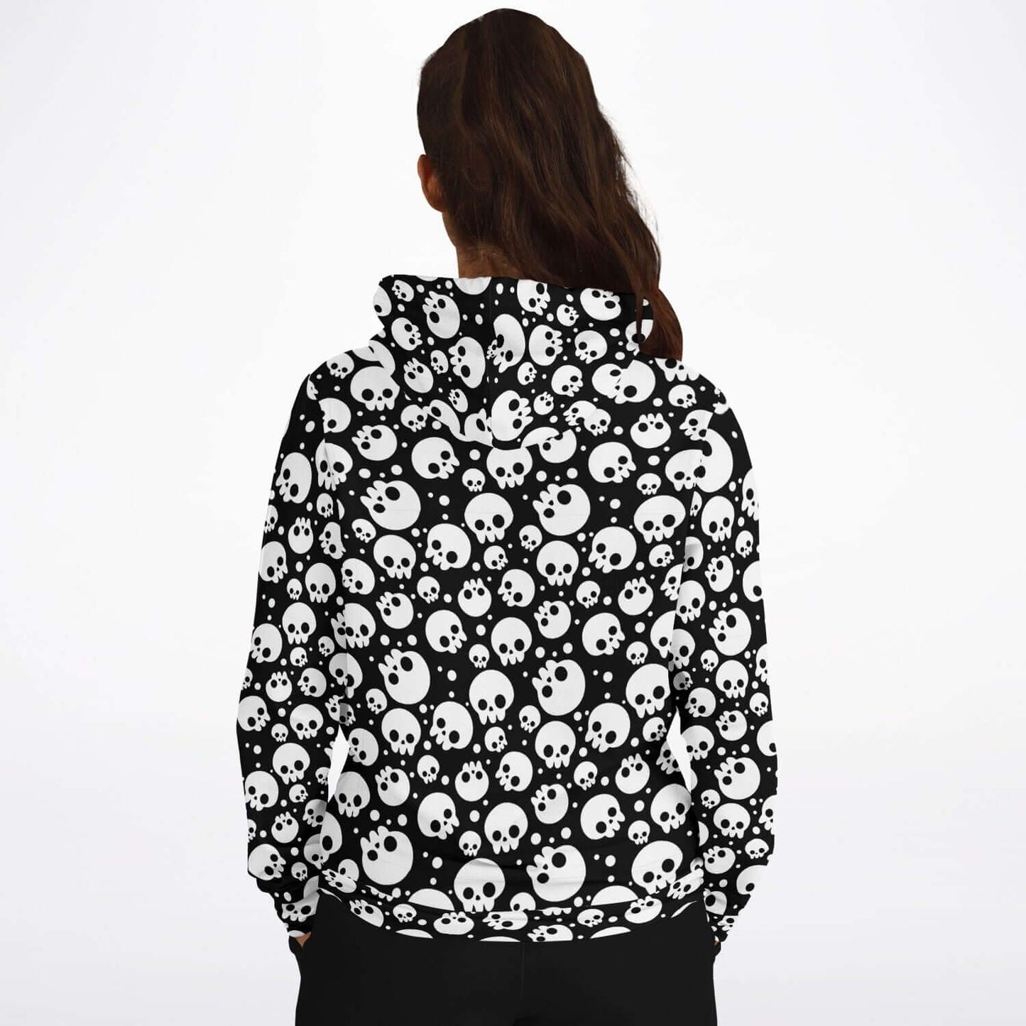 Skulls Hoodie | Black & White HD Print