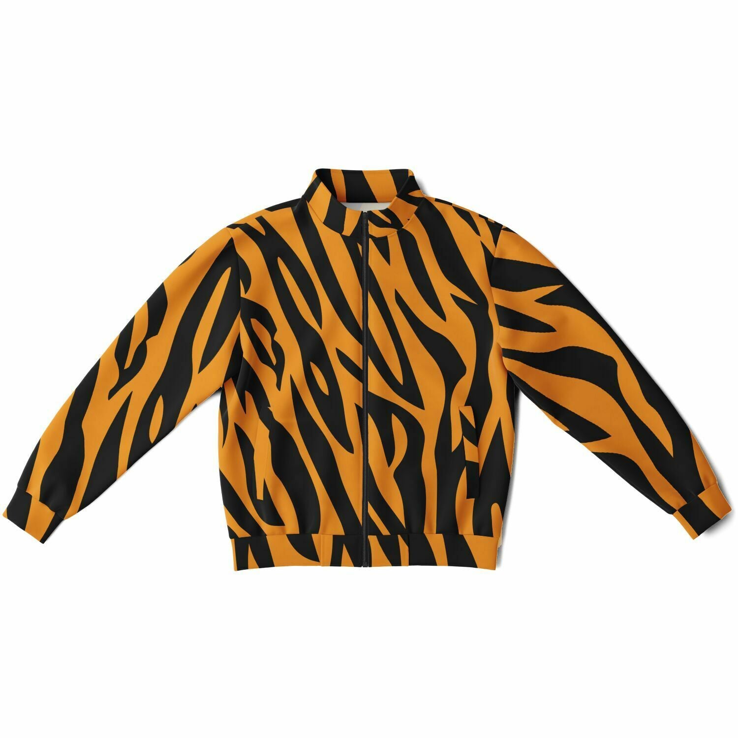 Tiger Track Jacket | Orange & Black HD Print