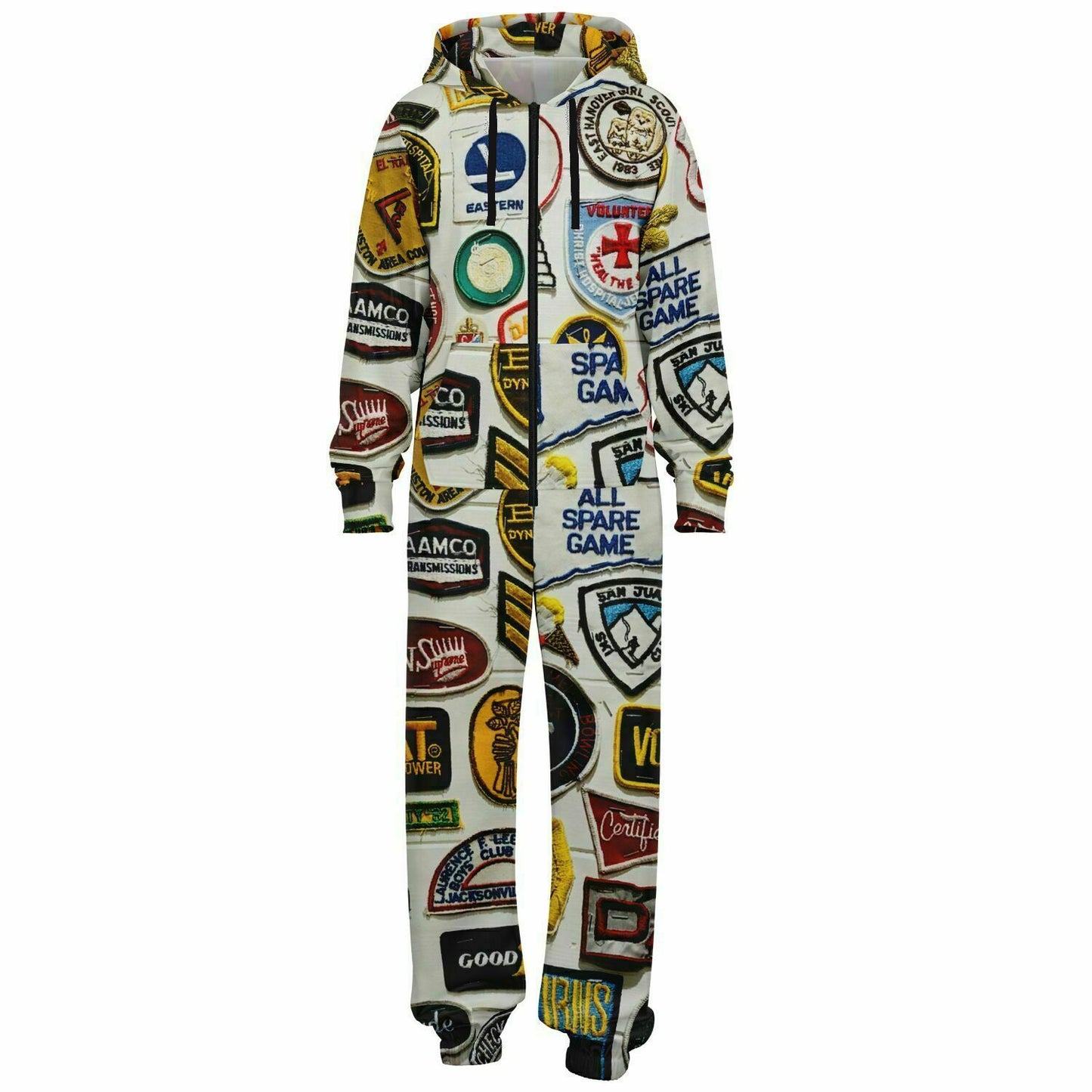 Funky Patches Rave Jumpsuit | Unisex HD