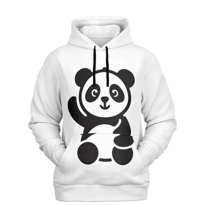 Panda Hoodie | Unisex White HD Print