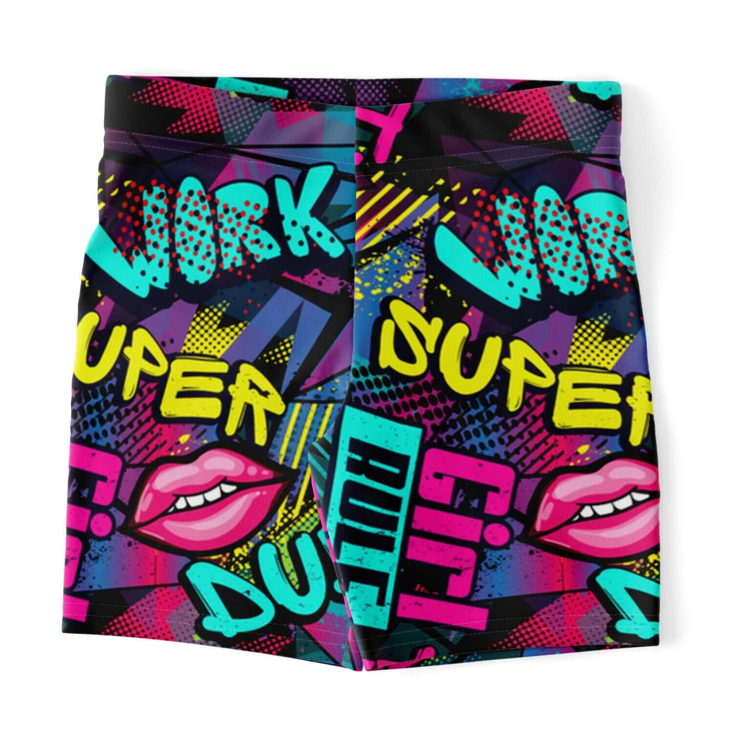 Short Leggings | Hot Lips Pop Art