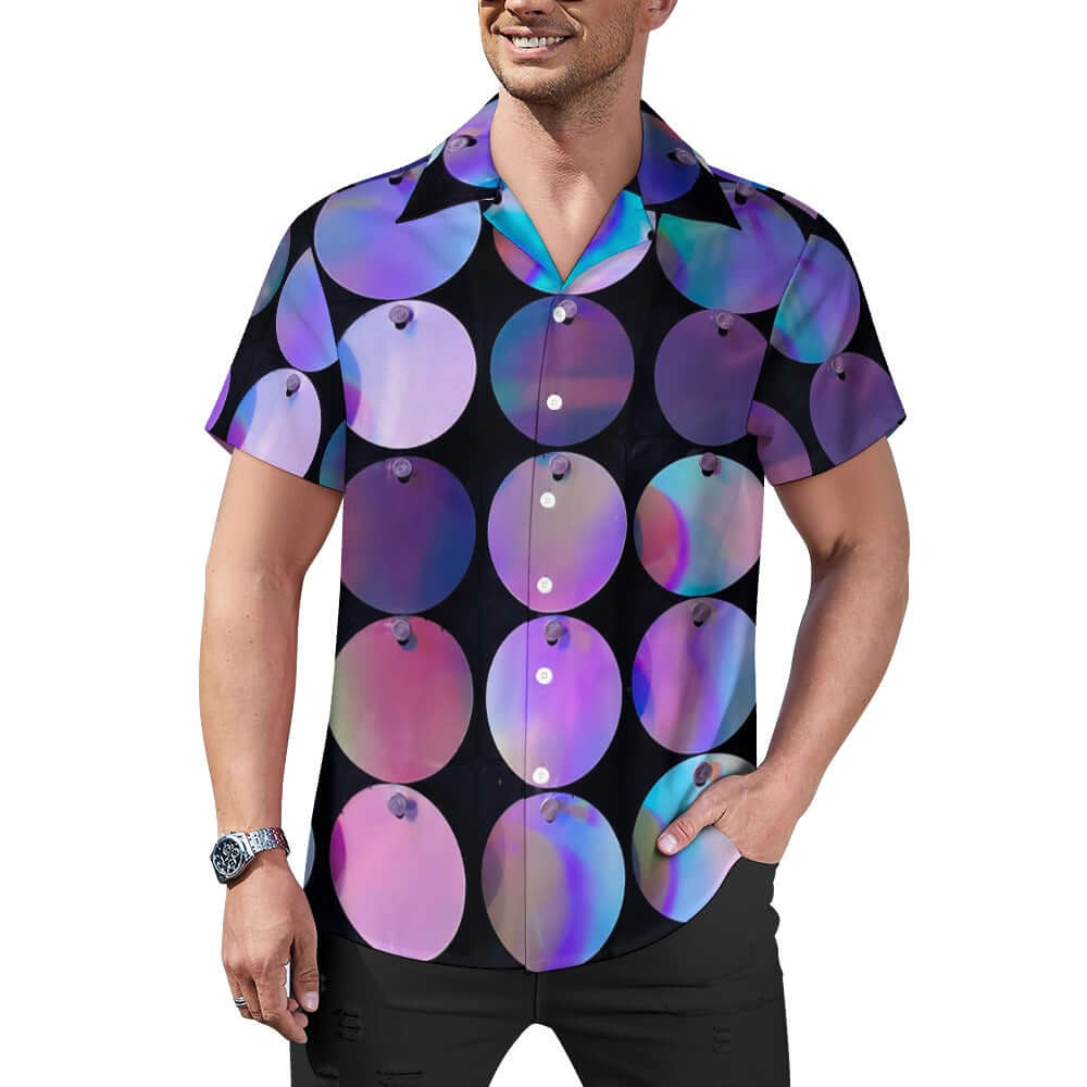 Disco Cuban Collar Shirt
