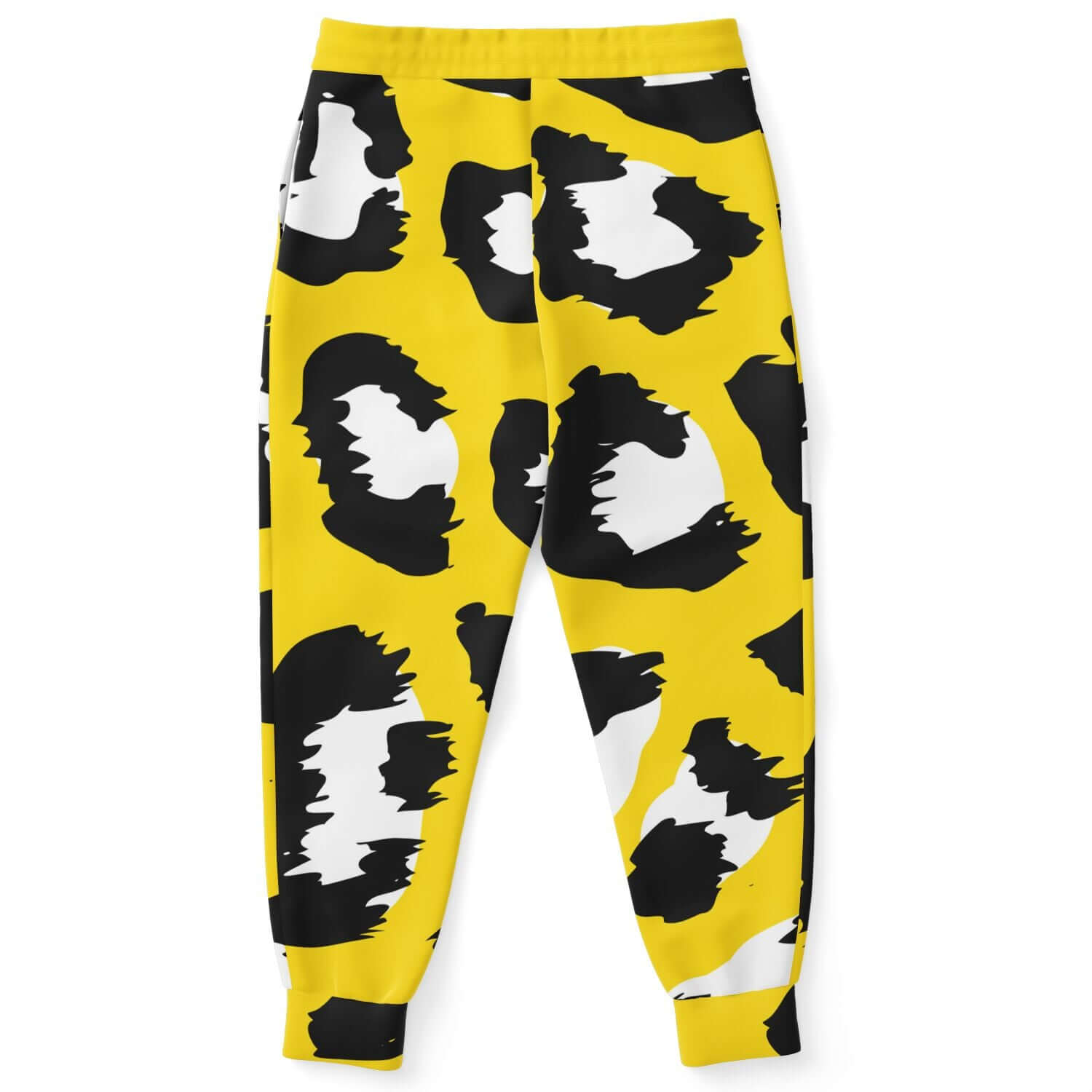 Yellow Leopard Track Pants For Men | HD Print