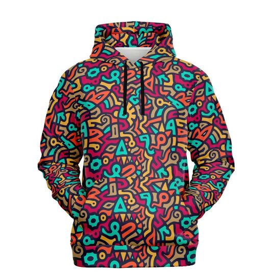 Graffiti Hoodie | Mix of Colorful Shapes