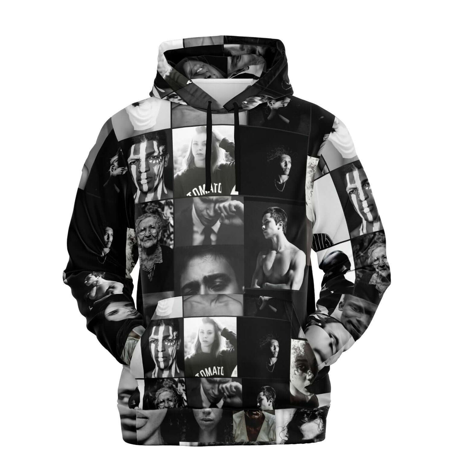 Portraits Black & White Hoodie | Unisex HD