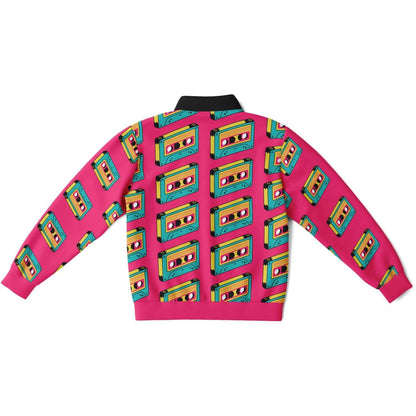 Pink Track Jacket | HD Print | Cassettes