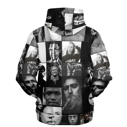 Portraits Black & White Hoodie | Unisex HD