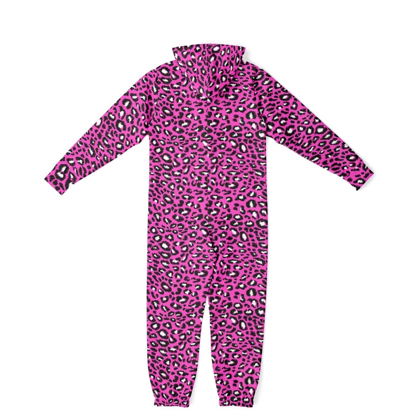 Leopard Jumpsuit | Black & Pink Pattern