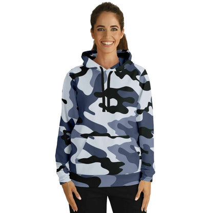 Blue Camouflage Hoodie | Unisex HD