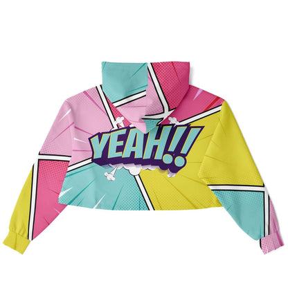 Yeah! Cropped Hoodie For Women