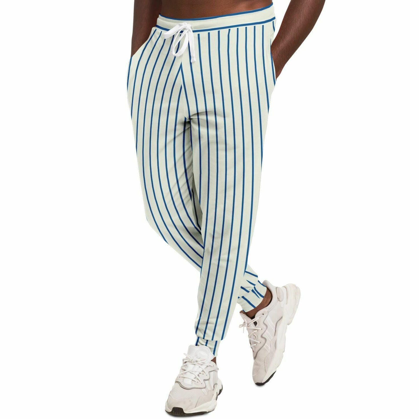 Unisex Track Pants | Thin Blue Lines | White HD