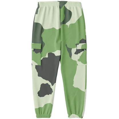 Commando Cargo Sweatpants | Green HD Print