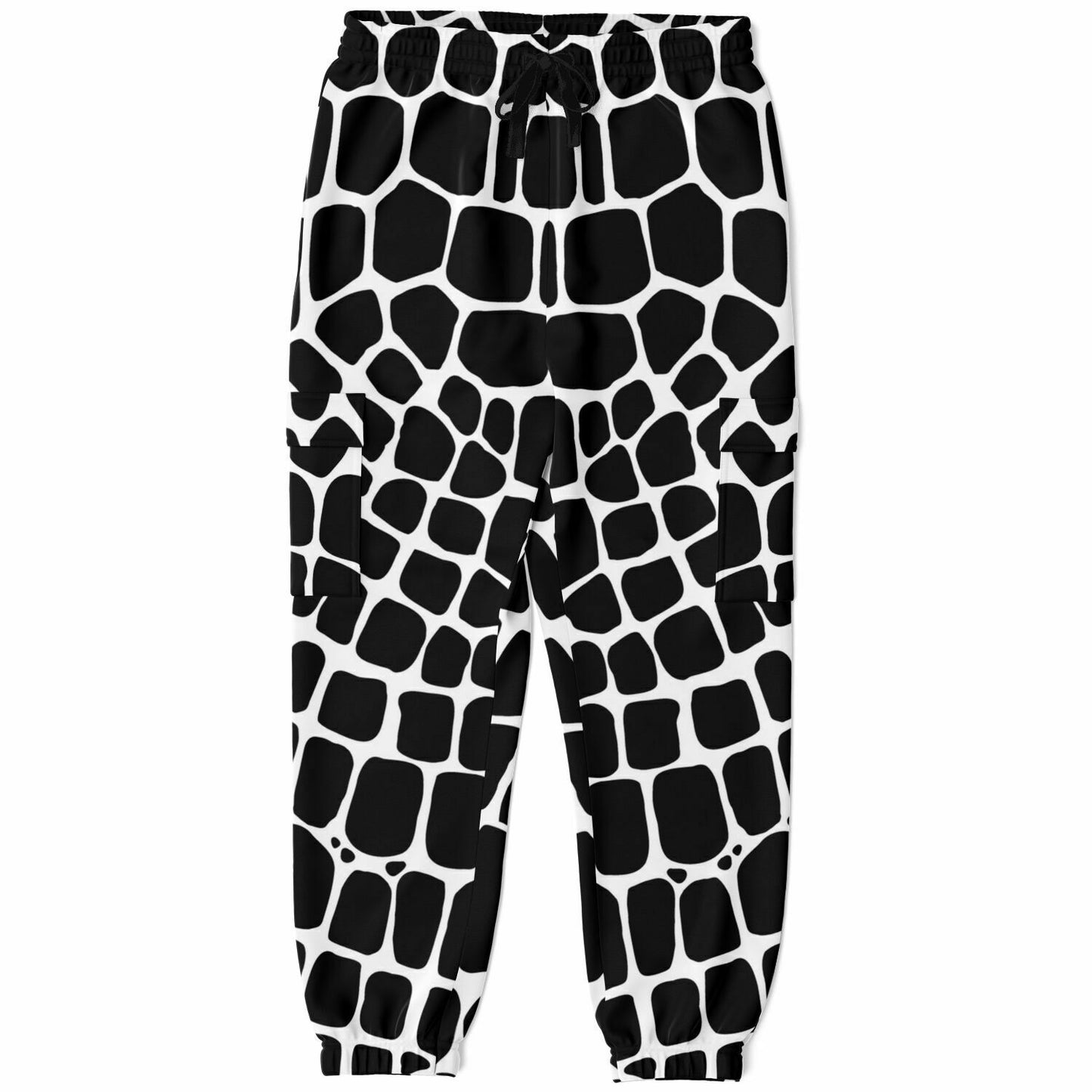 Snake Cargo Sweatpants | Black & White HD