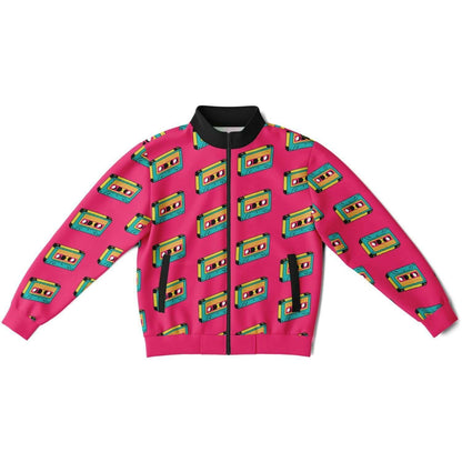 Pink Track Jacket | HD Print | Cassettes