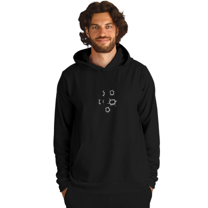 Bullet Holes Hoodie | Unisex Black