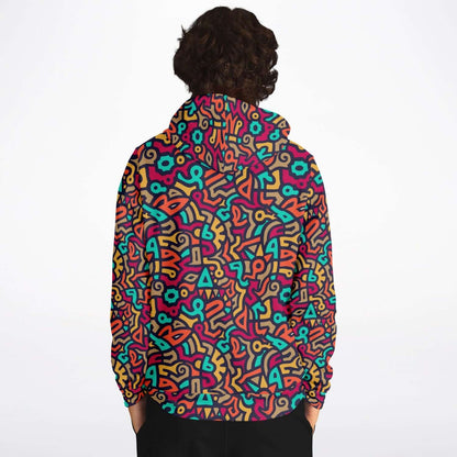 Graffiti Hoodie | Mix of Colorful Shapes