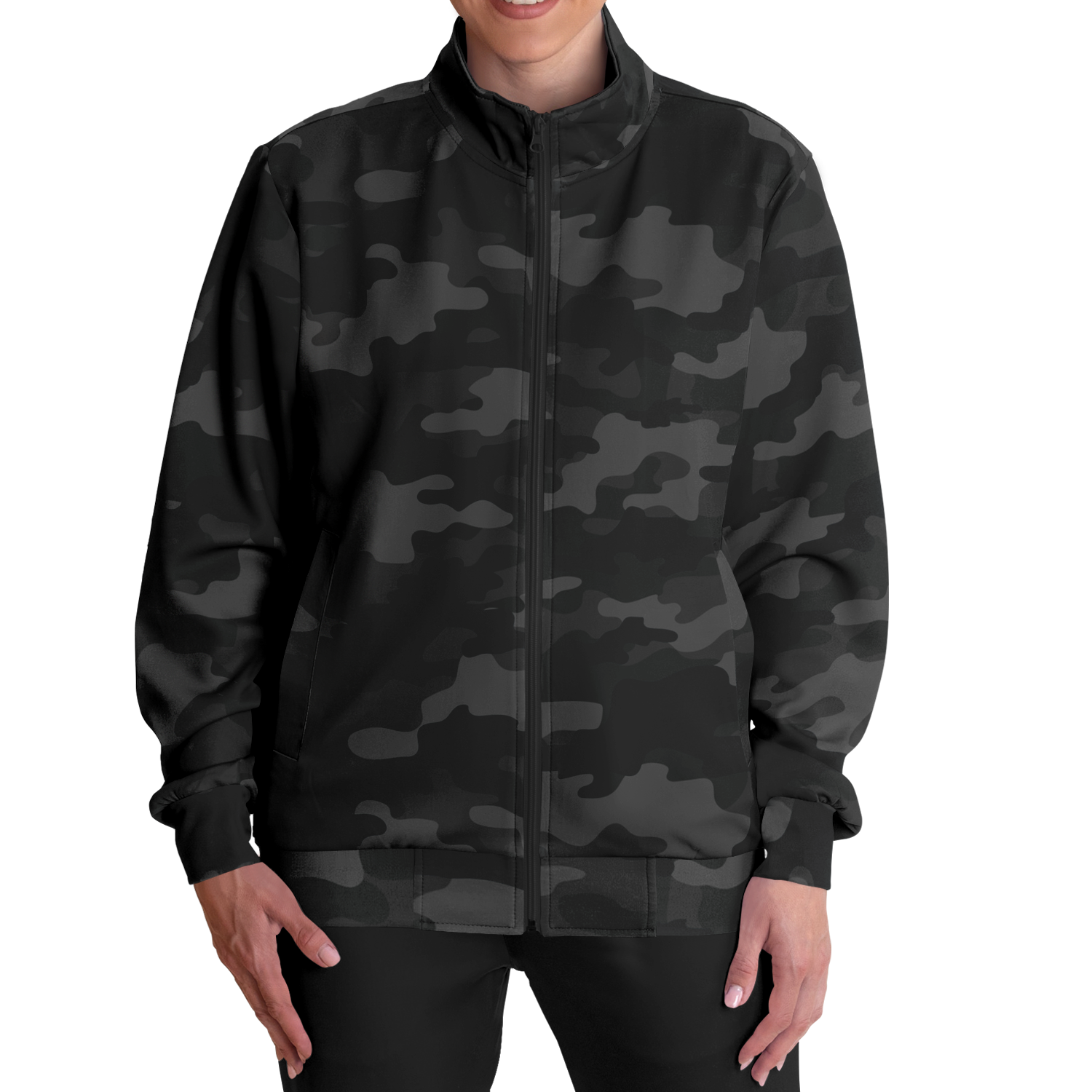 Camo Jacket | Military Black Camouflage | Unisex