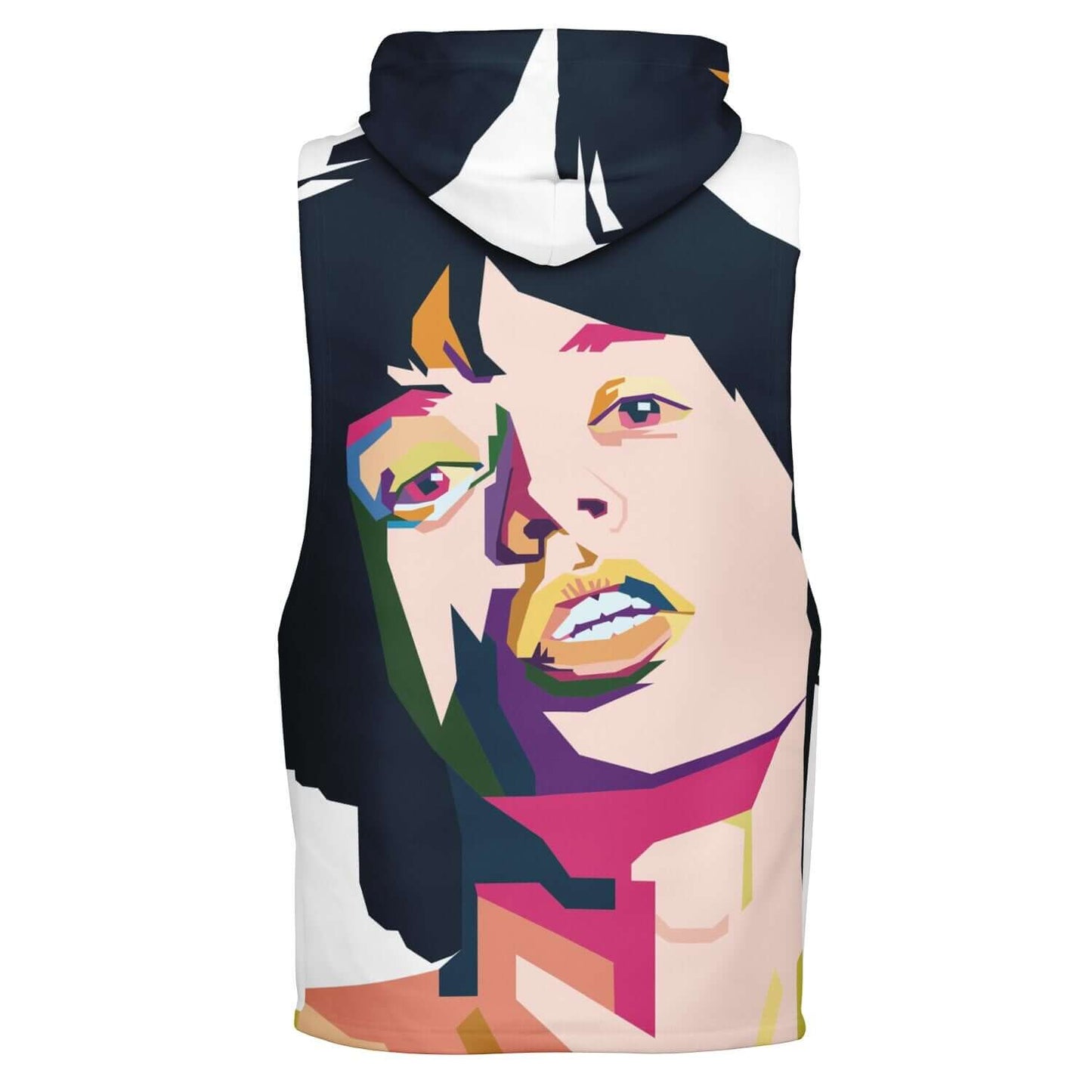 Mick Jagger Sleeveless Hoodie For Men