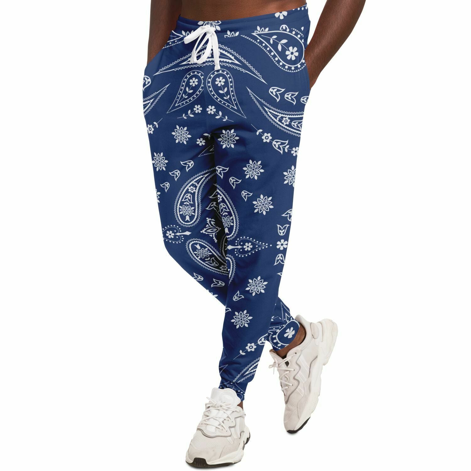 Blue Bandana Track Pants HD