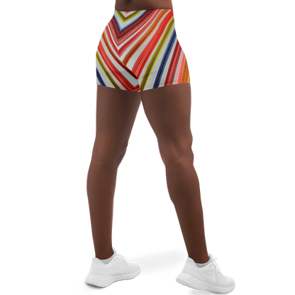 Legging Shorts | Funky Colors HD Print