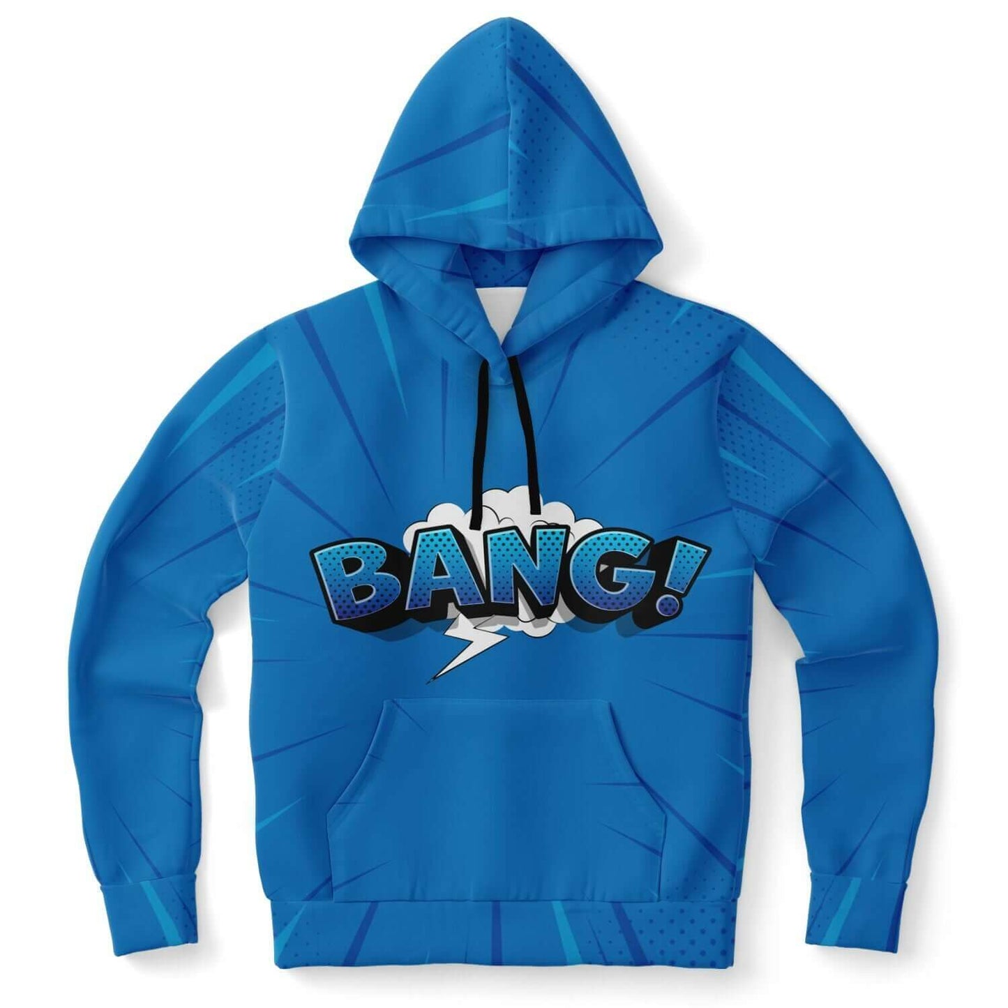Bang! Blue Hoodie | Pop Art HD