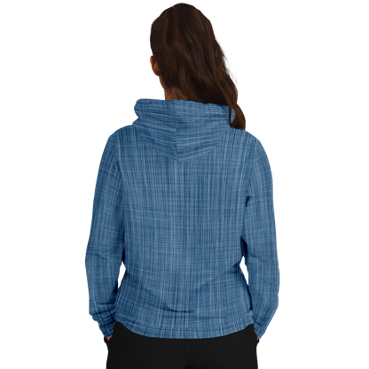 Denim Hoodie | Blue Fabric Texture Design