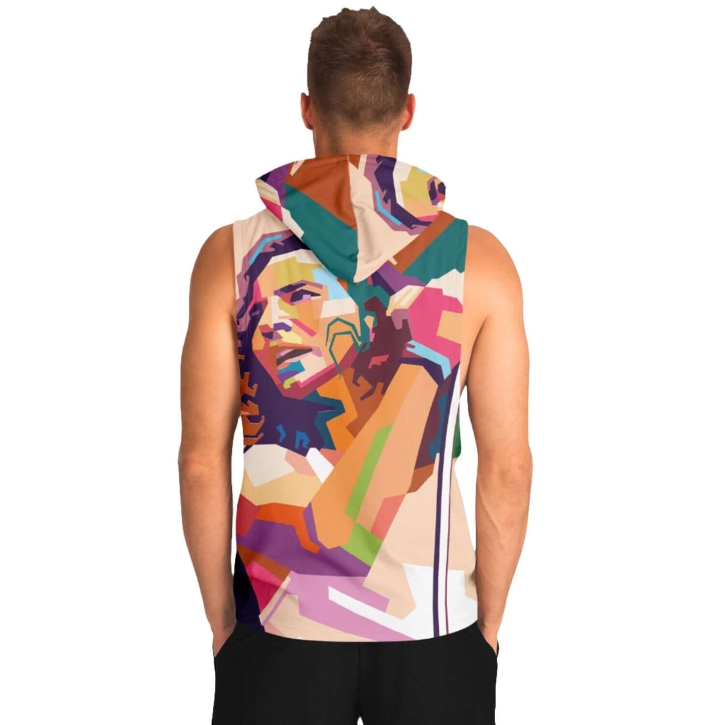 Sleeveless Hoodie For Men | Eddie Vedder Artwork