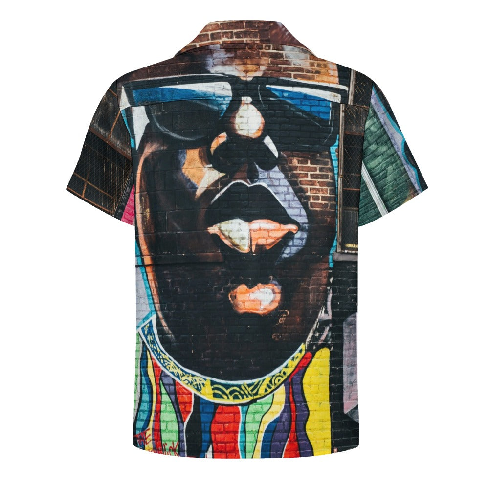 The Notorious Biggie Cuban Collar Shirt