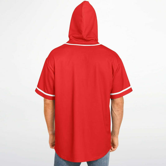 Hooded Baseball Jersey | HD Print | Free Shipping - Ribooa