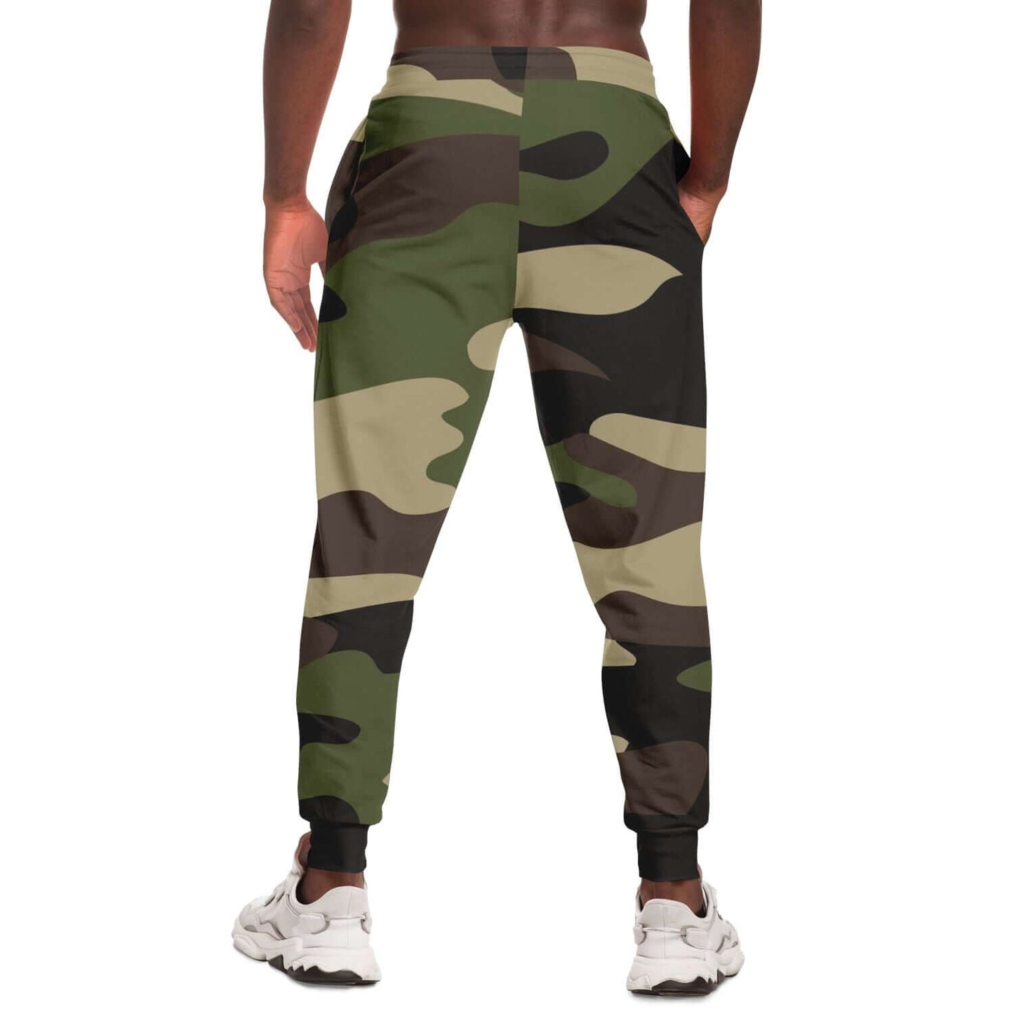 Camo Track Pants | Mongoose Green