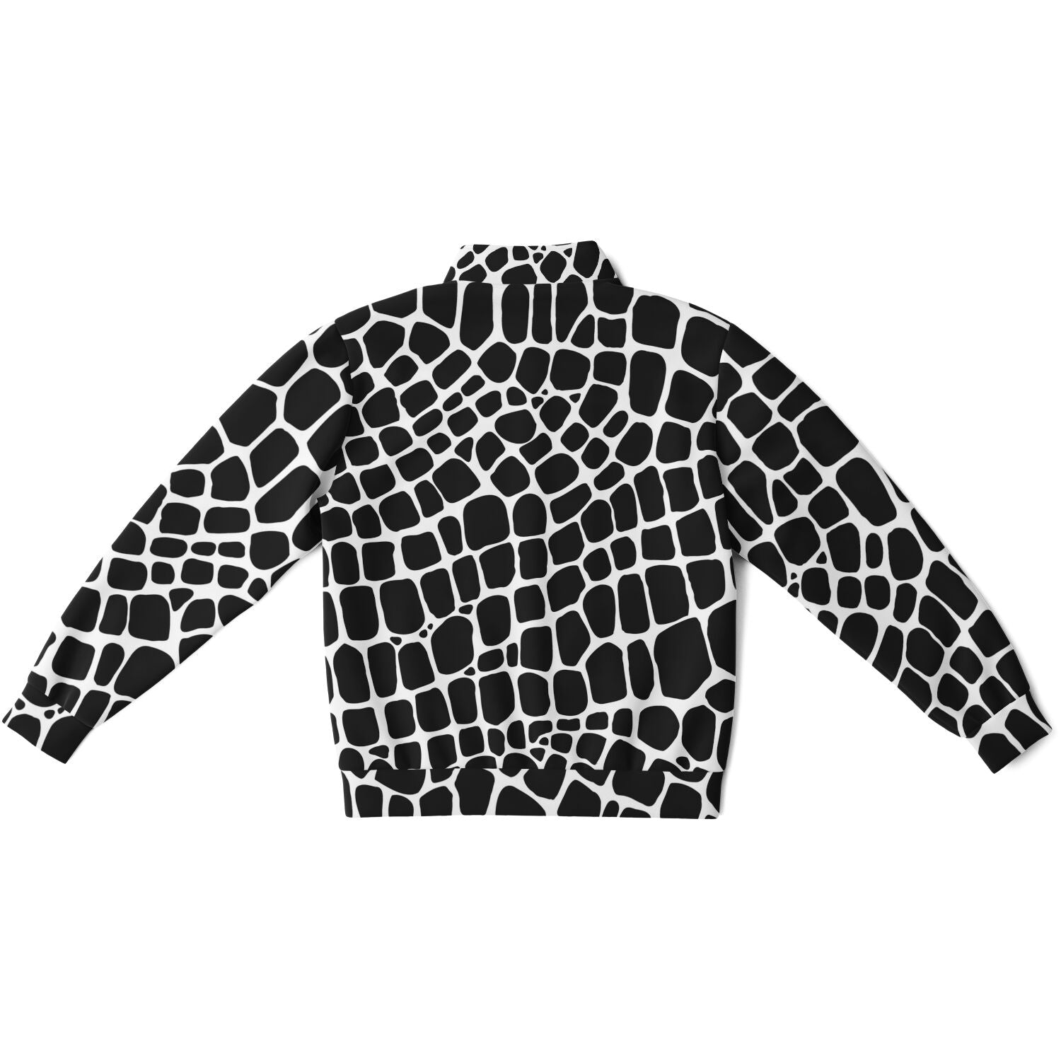 Black & White Snake Track Jacket | Unisex