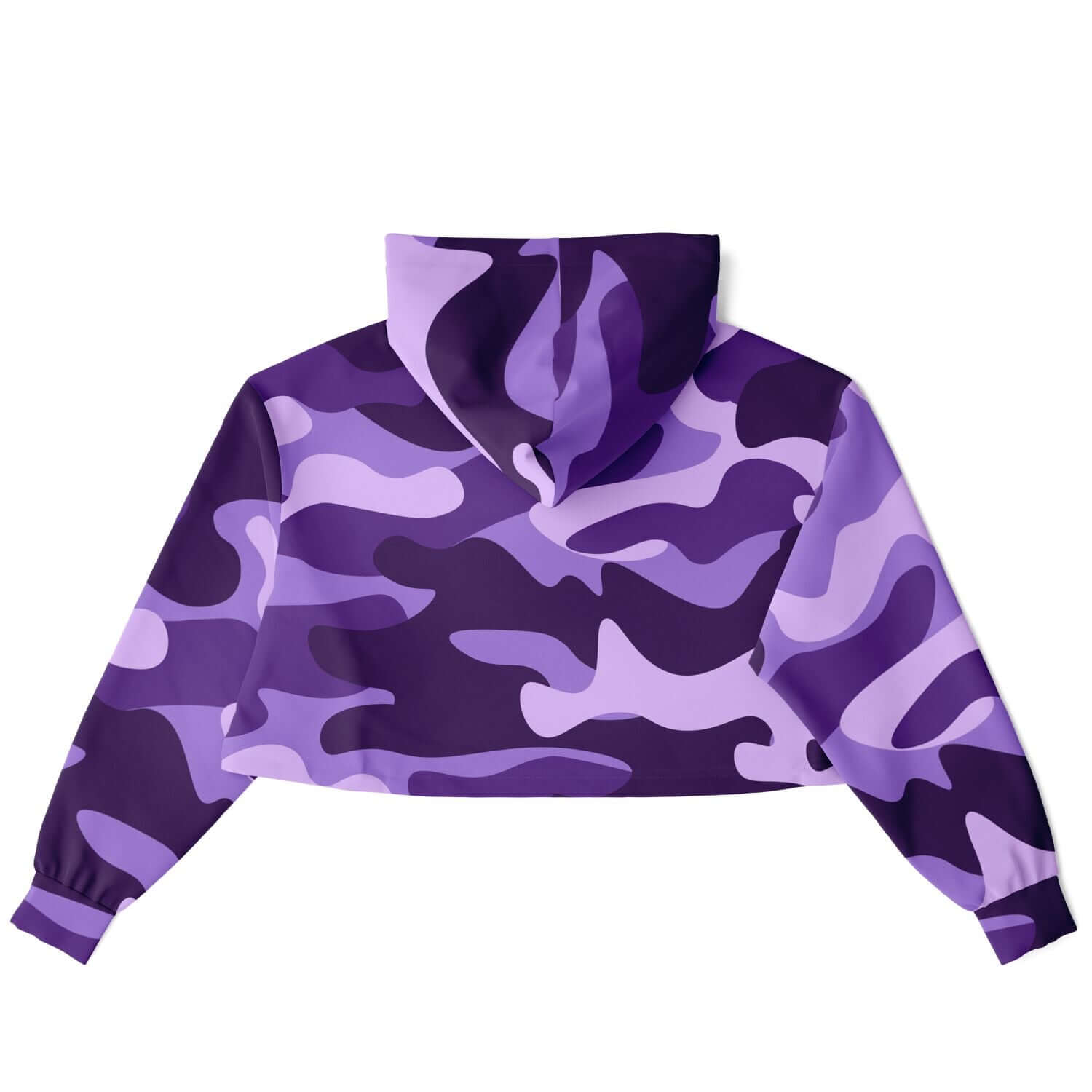 Purple Camo Cropped Hoodie | LUSH