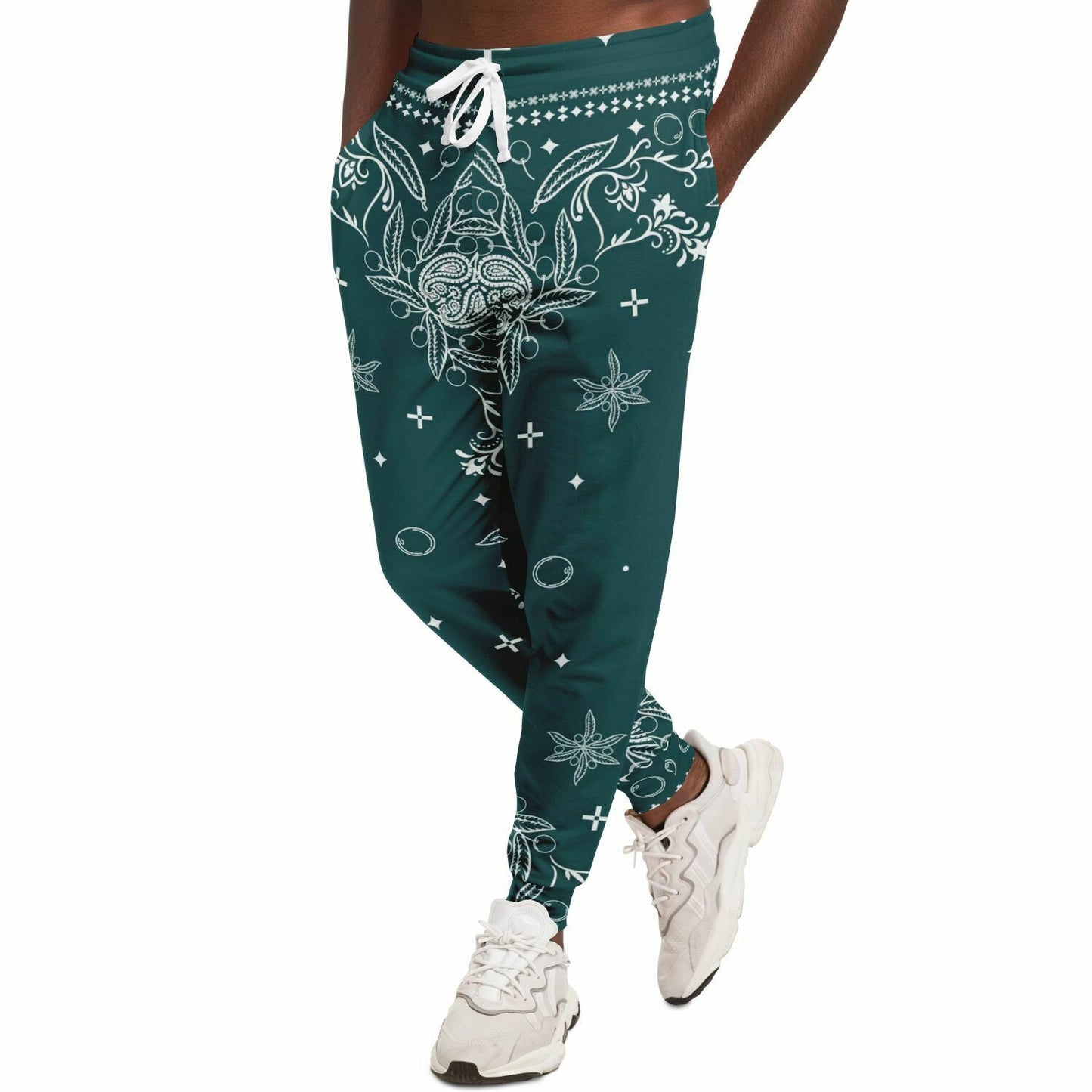 Green Bandana Track Pants | Unisex HD