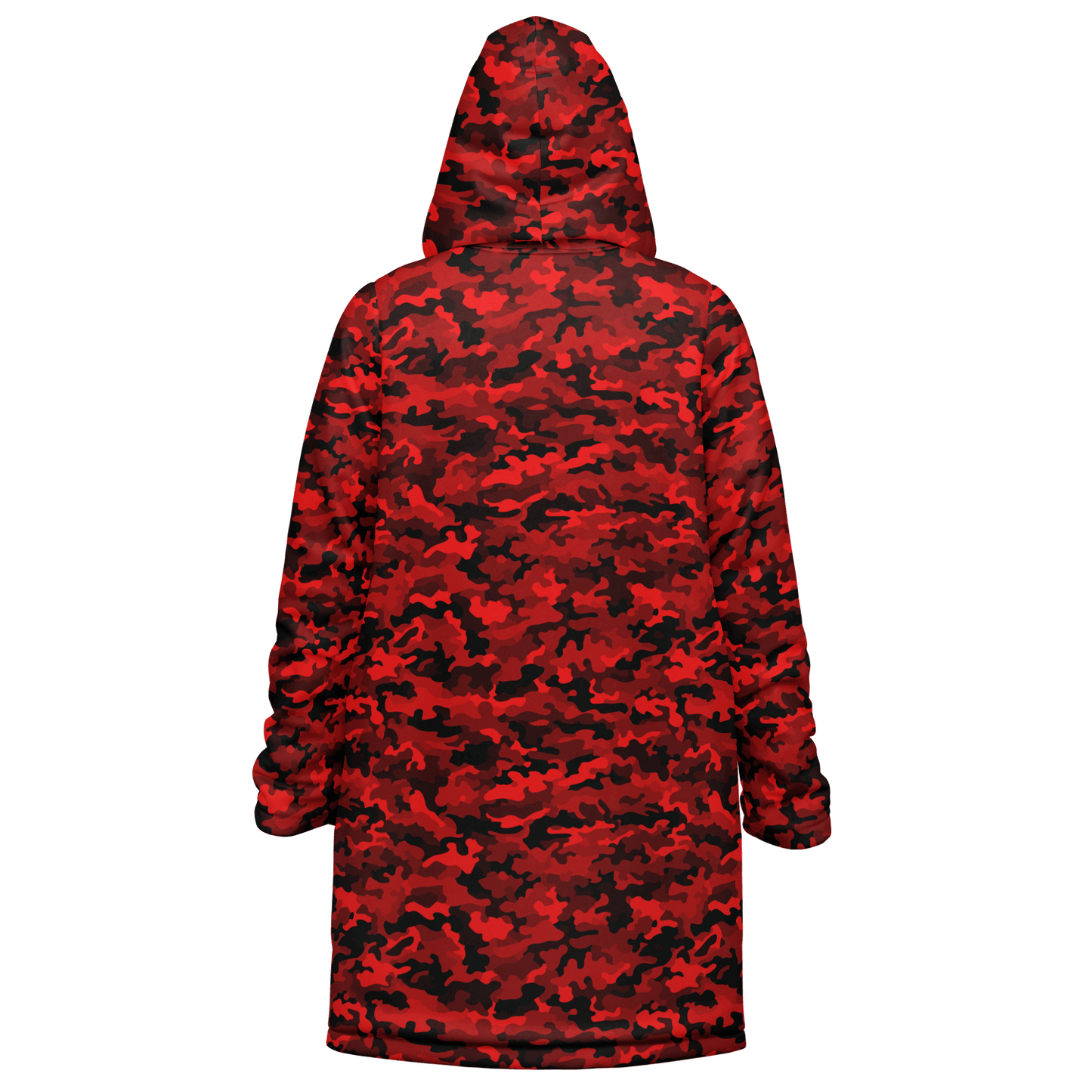 Army Red Camo Cloak With a Zipper | Ribooa