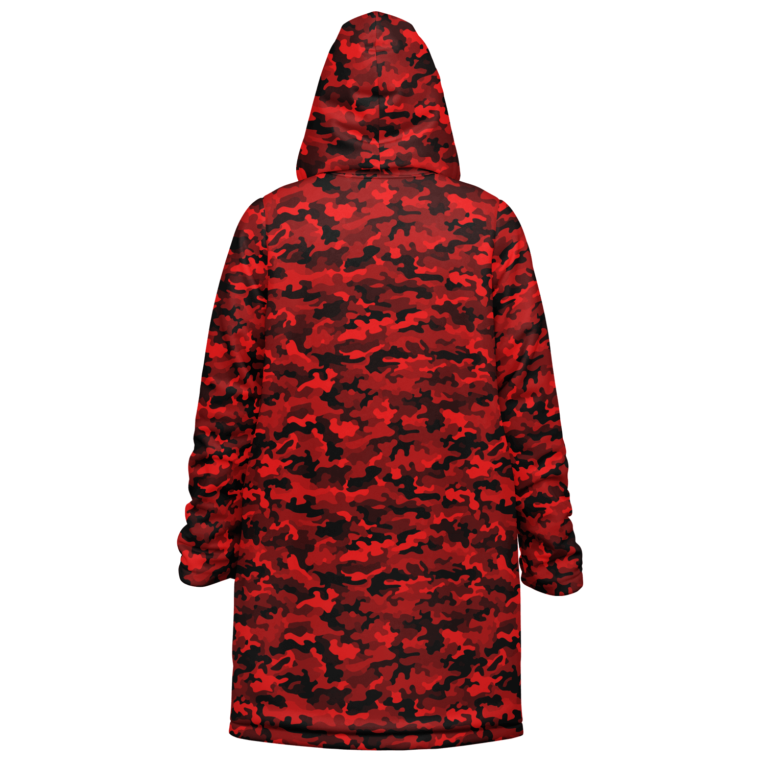 Army Red Camo Cloak With a Zipper | Ribooa