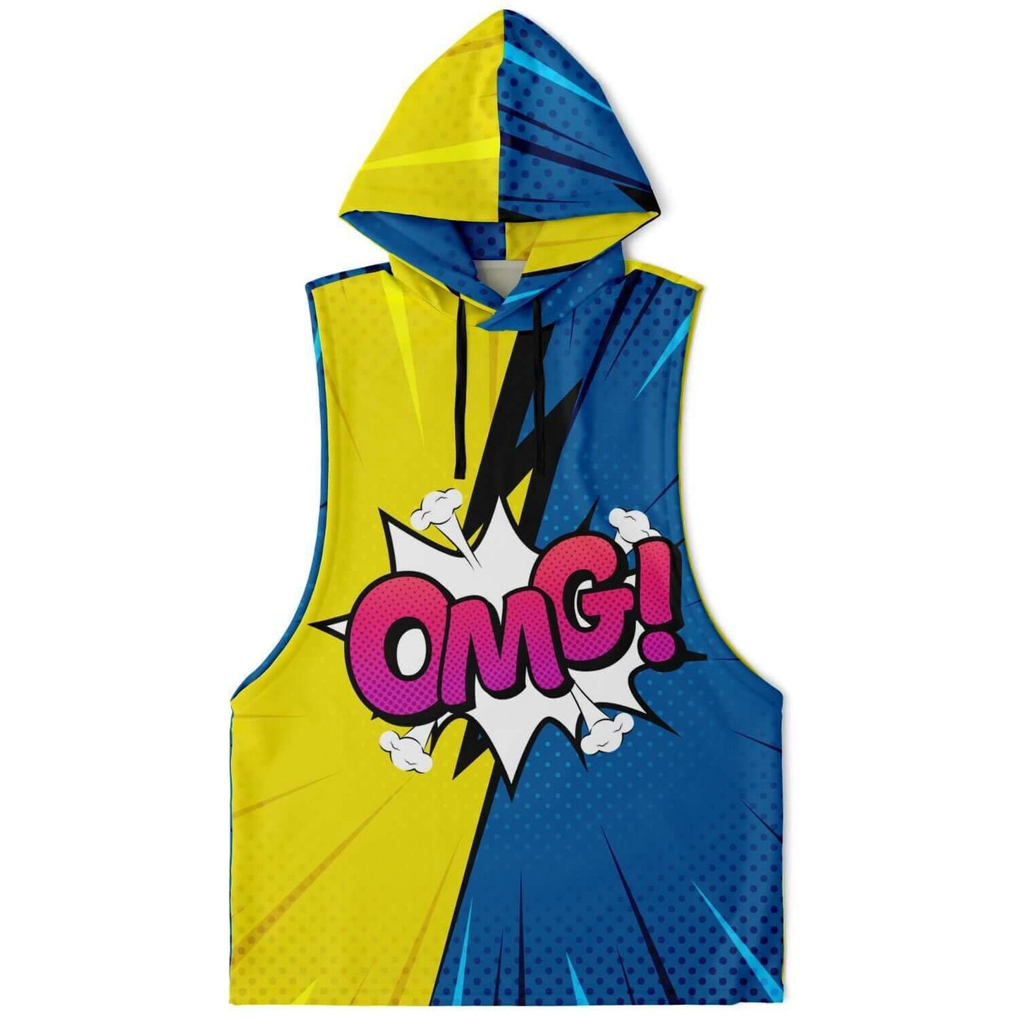 OMG! Sleeveless Hoodie For Men copy