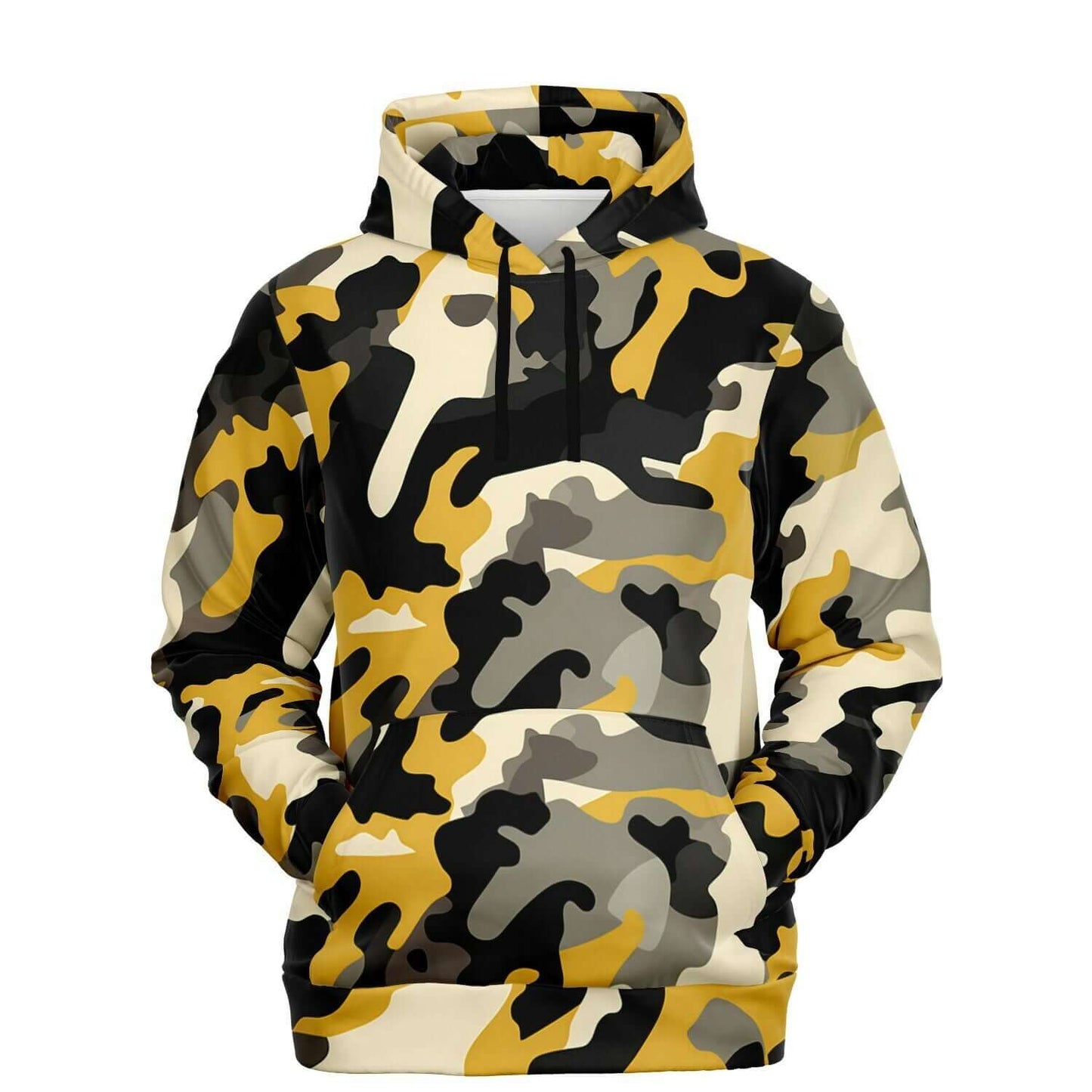 Military Brown Black Camo Hoodie | Unisex