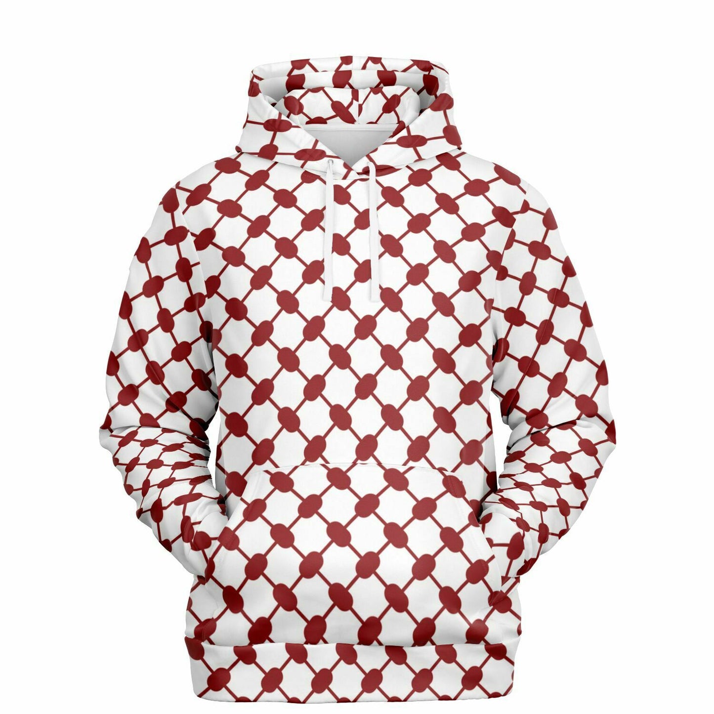 Red Keffiyeh Hoodie | Unisex HD