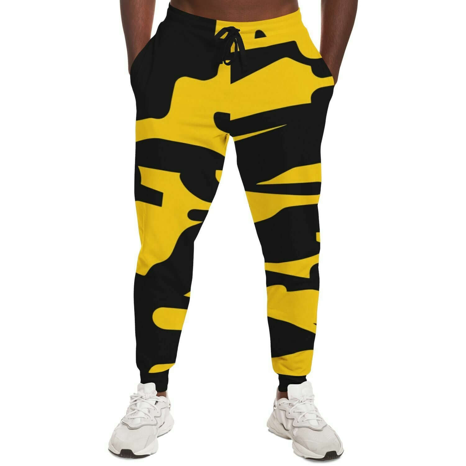 Commando Pants For Men | Black & Yellow