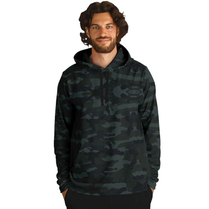 Military Dark Green Camo Hoodie