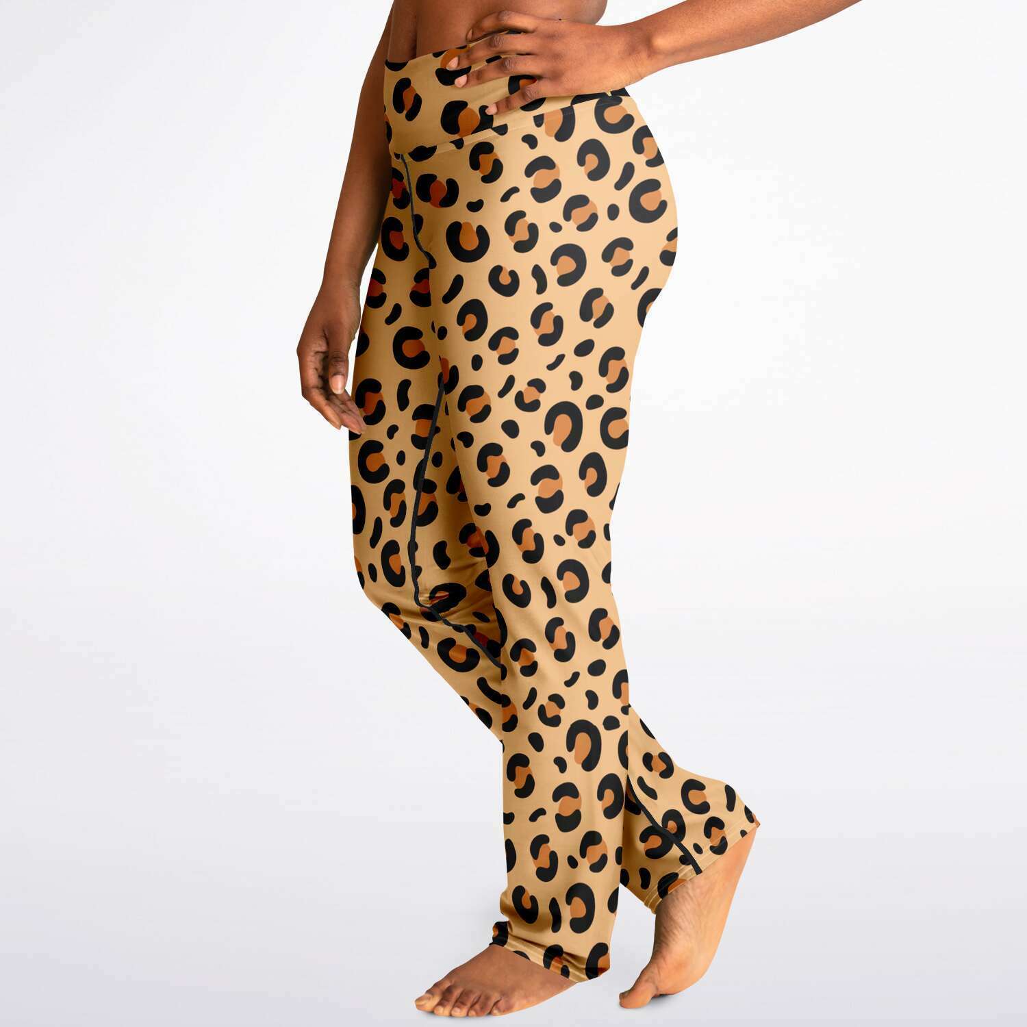 Leopard Flare Leggings | HD Print