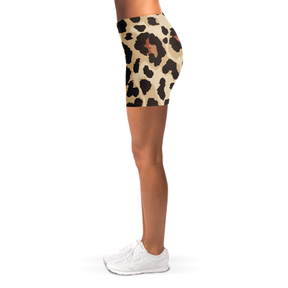 Classic Leopard Legging Shorts | HD Print