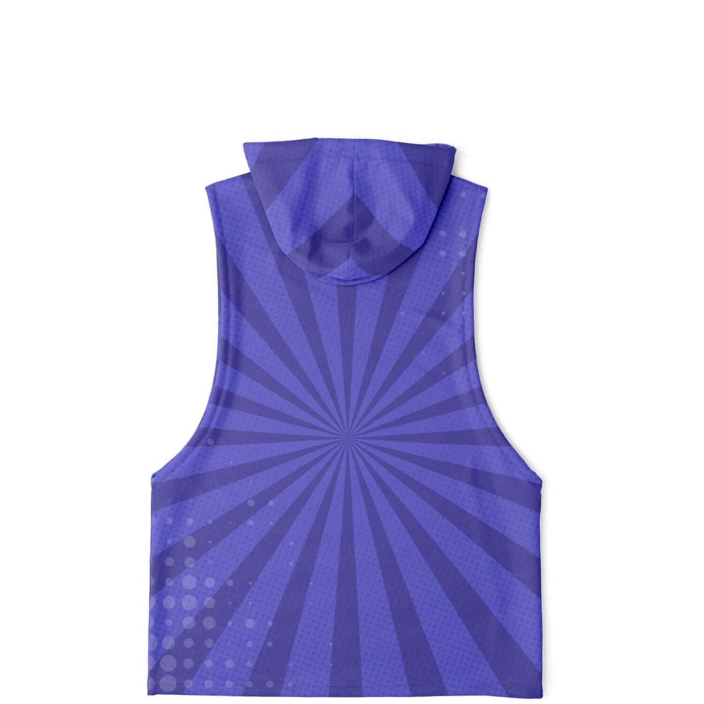 Purple Blue Sleeveless Hoodie For Men | Noah