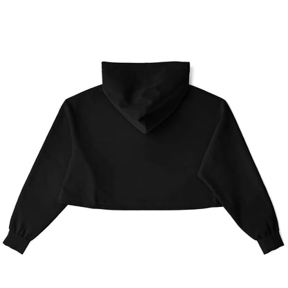 Black PACO Cropped Hoodie