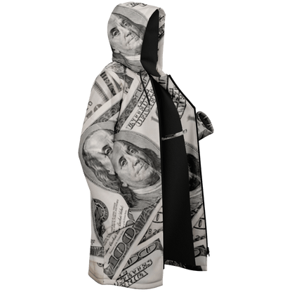 Green Dollars Zipper Cloak $$$ Unisex HD