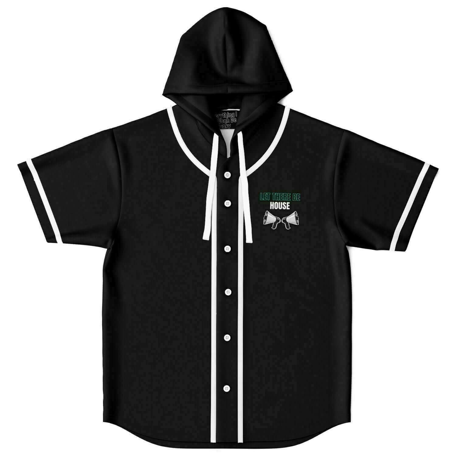 Hooded Baseball Jersey | HD Print - Ribooa