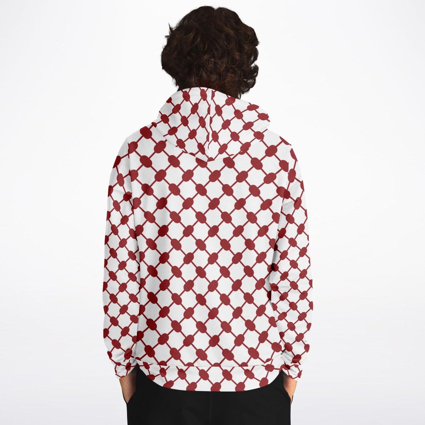 Red Keffiyeh Hoodie | Unisex HD