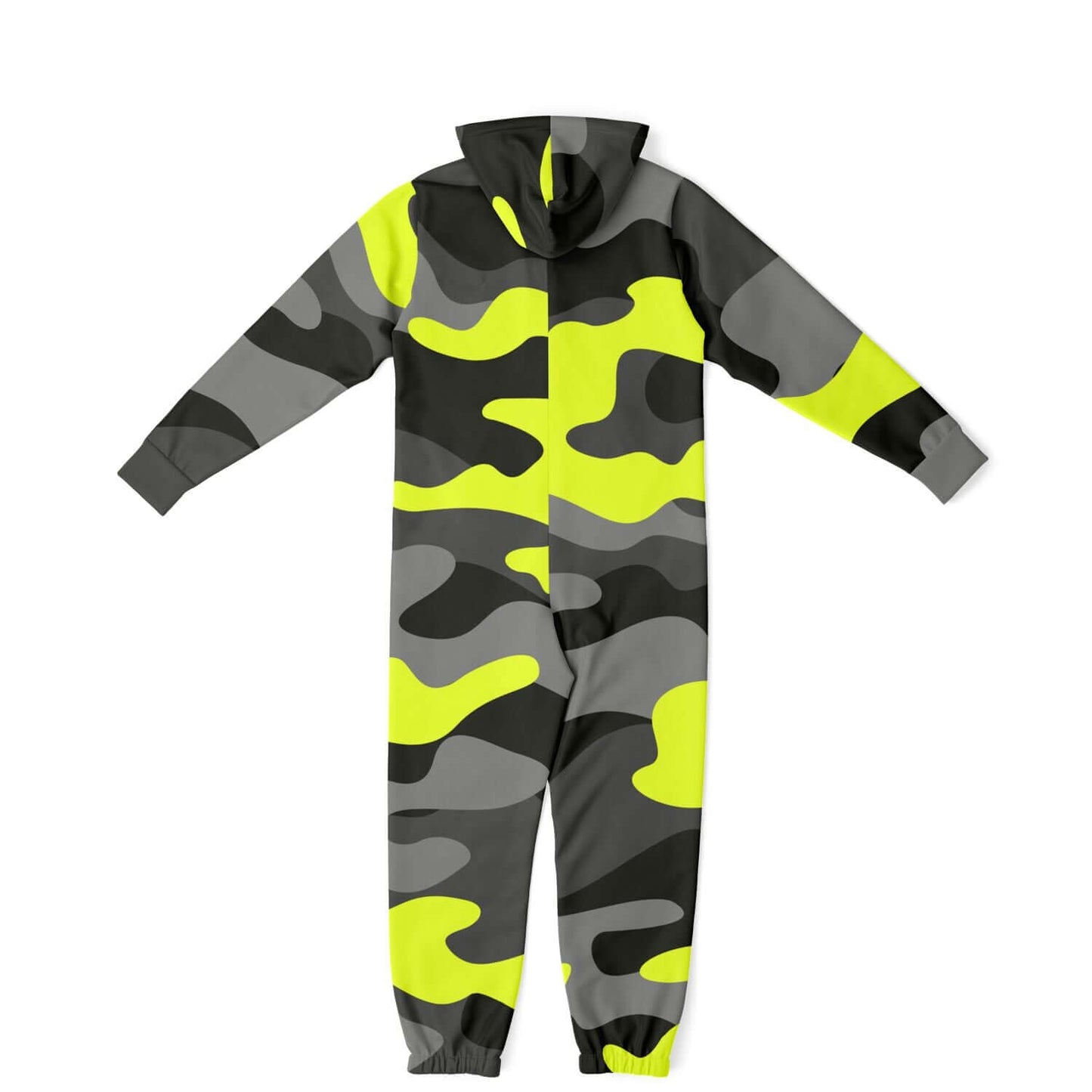 Camo Jumpsuit | Black Gray & Yellow