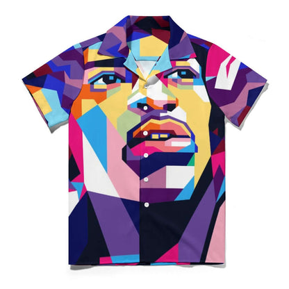 Jimi Hendrix Cuban Collar Shirt